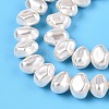 Transparent Spray Painted Glass Beads Strands GLAA-N001-30-4