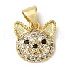 Rack Plating Brass Pendants KK-M271-09G-1