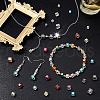 ARRICRAFT 240Pcs 3 Style Faceted Transparent Glass Beads GLAA-AR0001-53-4