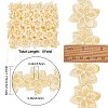 Gorgecraft 5 Yards Organza Lace Embroidery Costume Accessories DIY-GF0005-18A-2