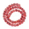 Handmade Millefiori Glass Bead Strands LAMP-J035-8mm-07-3