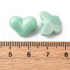 Spray Painted Opaque Acrylic Beads OACR-FS0001-06-3