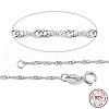 925 Sterling Silver Rope Chains Necklaces STER-E007-2D-2