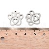 Non-Tarnish 201 Stainless Steel Pendants STAS-A090-27P-3