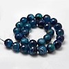Natural Agate Beads Strands X-G-G882-14mm-D01-2-2
