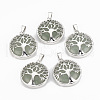 Natural Green Aventurine Pendants G-S292-10C-P-1
