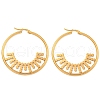 304 Stainless Steel Huggie Hoop Earrings EJEW-P282-01C-G-1