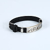 Silicone Cord Bracelets WG3CB09-04-1