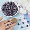 SUNNYCLUE 100Pcs Polymer Clay Pave Rhinestone Beads RB-SC0001-14-3