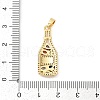 Brass Pave Cubic Zirconia Pendants KK-U062-62G-3