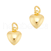 Unicraftale 2Pcs 925 Sterling Silver Puffed Heart Charms with Jump Rings STER-UN0001-61G-1