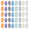 Craftdady 80Pcs 8 Colors Transparent Electroplate Glass Beads EGLA-CD0001-10-2
