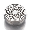304 Stainless Steel Diffuser Locket Aromatherapy Essential Oil AJEW-N025-09P-5