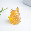 Natural Citrine Fox Display Decorations WG88930-04-1
