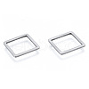 Non-Tarnish 201 Stainless Steel Linking Rings STAS-N090-T01-1-3