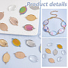   DIY Blank Oval Link Making Kit DIY-PH0021-36-4