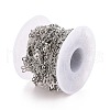 Tarnish Resistant 304 Stainless Steel Butterfly Link Cable Chains CHS-E006-03P-4