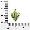 Zinc Alloy Enamel Pendants FIND-U029-01G-04-3