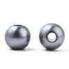 Spray Painted ABS Plastic Imitation Pearl Beads OACR-T015-05A-01-1