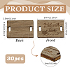 Fingerinspire 30Pcs Wood Knitting DIY-FG0006-23-2