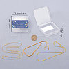 SUNNYCLUE 3Pcs 3 Styles 304 Stainless Steel Chain Necklaces STAS-SC0002-76G-6