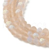Transparent Glass Beads Strands X1-EGLA-A034-T4mm-MB20-4