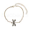 Dragonfly Alloy Link Chain Anklets for Women FS-WG88D05-01-5