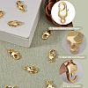 Beebeecraft 30Pcs Brass Lobster Claw Clasps KK-BBC0014-66G-6
