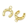 Brass Micro Pave Cubic Zirconia Pendants KK-U060-23G-03-2