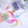 SUNNYCLUE 12 Strands Transparent Gradient Color Glass Beads Strands GLAA-SC0002-01-3