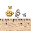 304 Stainless Steel Stud Earrings EJEW-C099-22G-5