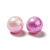 UV Plating Iridescent ABS Plastic Beads SACR-A001-05E-3