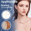 WADORN 120Pcs 4 Colors Brass Linking Rings FIND-WR0011-51-7