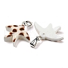 Natural Spiral Shell Pendants PALLOY-Q462-02P-2