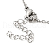 306 Stainless Steel Pendant Necklace for Women NJEW-Q772-01P-02-3