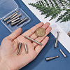 SUPERFINDINGS 12Pcs 3 Styles Alloy Cord Ends FIND-FH0009-21-3