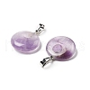 Natural Amethyst Pendants G-L620-D04-2