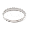 304 Stainless Steel Bangles for Women BJEW-G693-08P-3