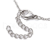 304 Stainless Steel Round Cabochon Setting Bracelets BJEW-JB11089-02-4