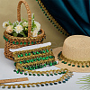 Polyester Lace Ribbon with Plastic Charms Tassel DIY-WH0656-11A-5