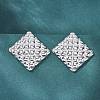 304 Stainless Steel Stud Earrings for Women EJEW-K306-08P-2