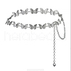Zinc Alloy Butterfly Link Waist Chains WG2D3D9-01-4