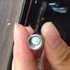 Tarnish Resistant Matte Style Barrel 304 Stainless Steel Magnetic Clasps with Glue-in Ends STAS-I026-05-4