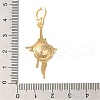 Brass European Dangle Charms Bails KK-K388-53G-3