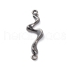 Rack Plating Alloy Connector Charms PALLOY-V002-06B-02-1