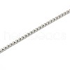 304 Stainless Steel Venetian Chain Necklace Making STAS-A028-N032P-A-2