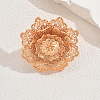 Brass Adjustable Cuff Open Rings for Women AQ4831-1