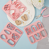 SUNNYCLUE 3Pcs 3 Styles ABS Plastic Plasticine Tools DIY-SC0025-44-4