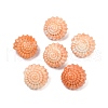 Synthetic Coral Carved Beads CORA-S025-03B-1