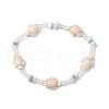 Summer Beach Turtle Anklets AJEW-AN00673-2